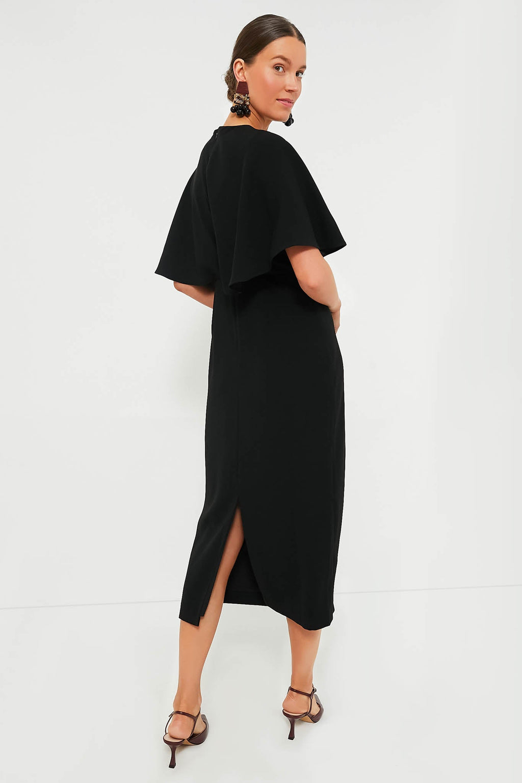 Black Cape Leah Dress