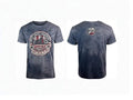 West Coast Choppers Tie‑Dye Grey Vintage Badge Graphic T‑Shir