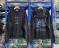 West Coast Choppers Vintage Washed Black Chopper Motorcycle Graphic Pullover Hoodie