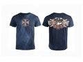 West Coast Choppers Vintage Washed Navy Dual‑Graphic  T‑Shirt