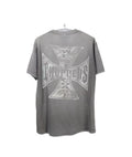 West Coast Choppers Vintage Washed Grey Cross Graphic  sweatshirt