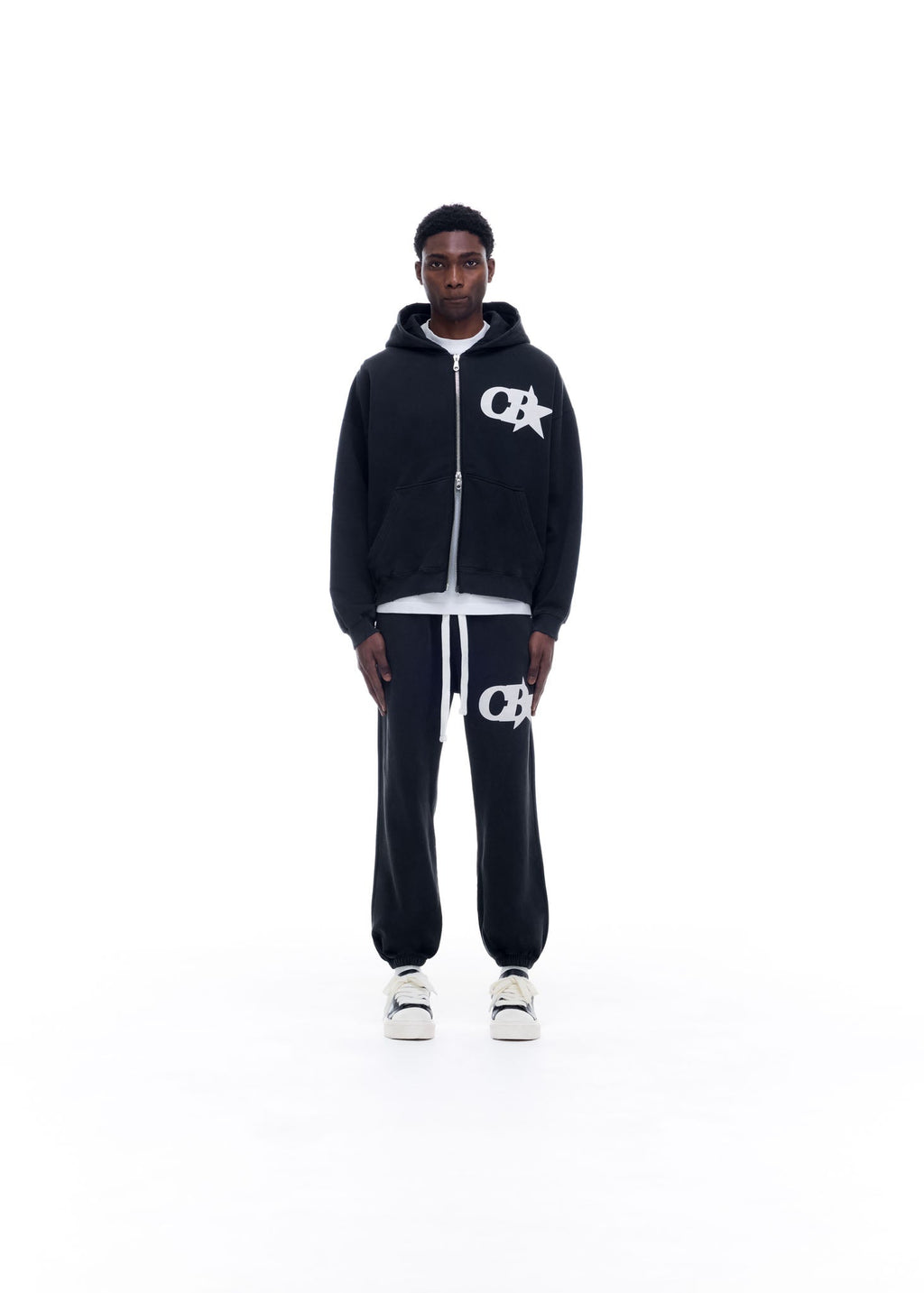CB STAR ZIPPED HOODIE