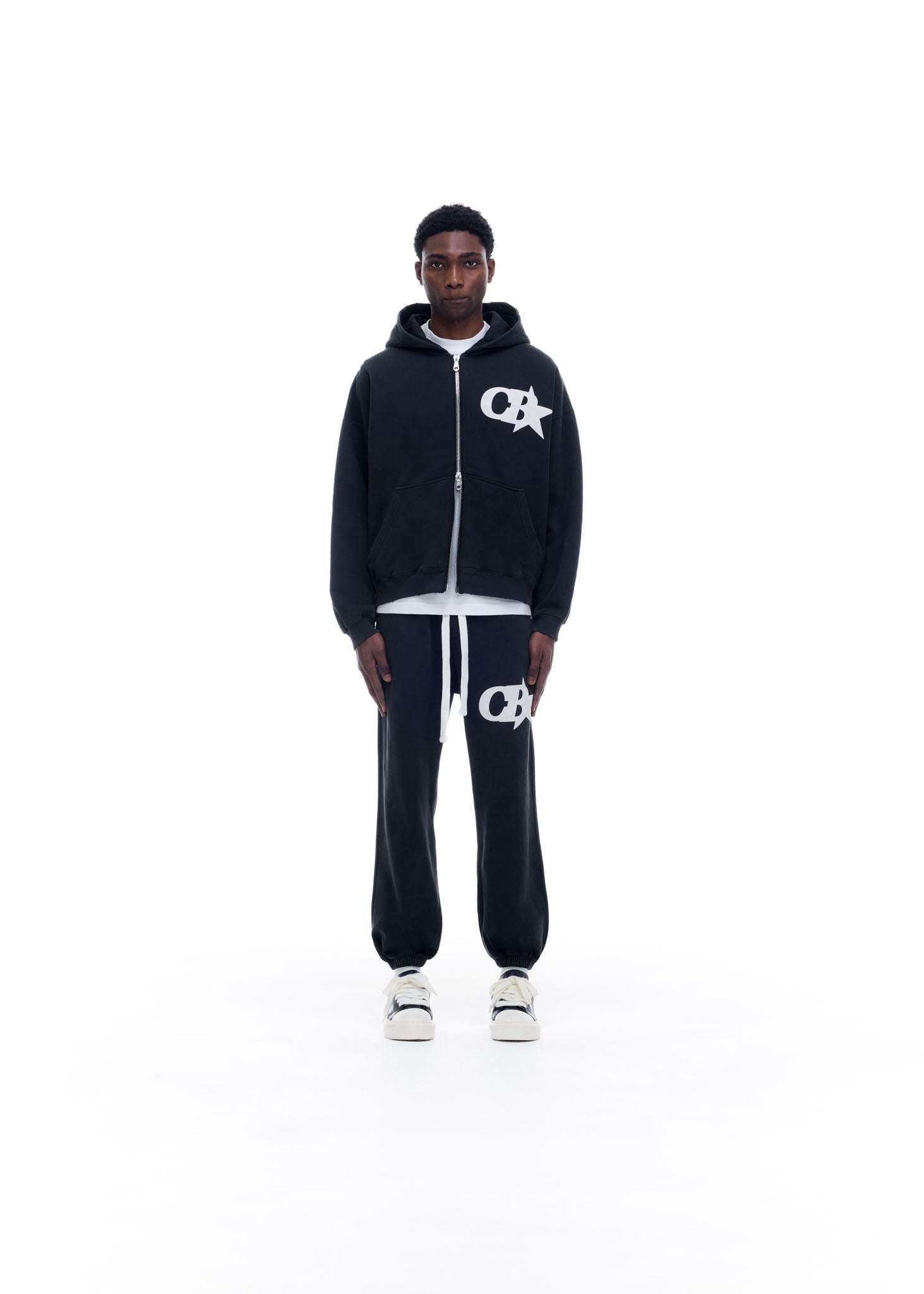 CB STAR ZIPPED HOODIE