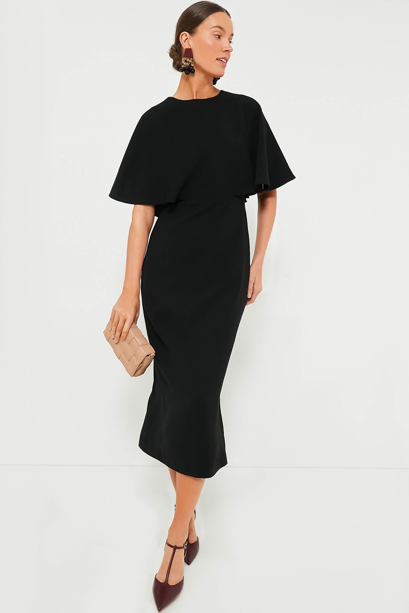 Black Cape Leah Dress