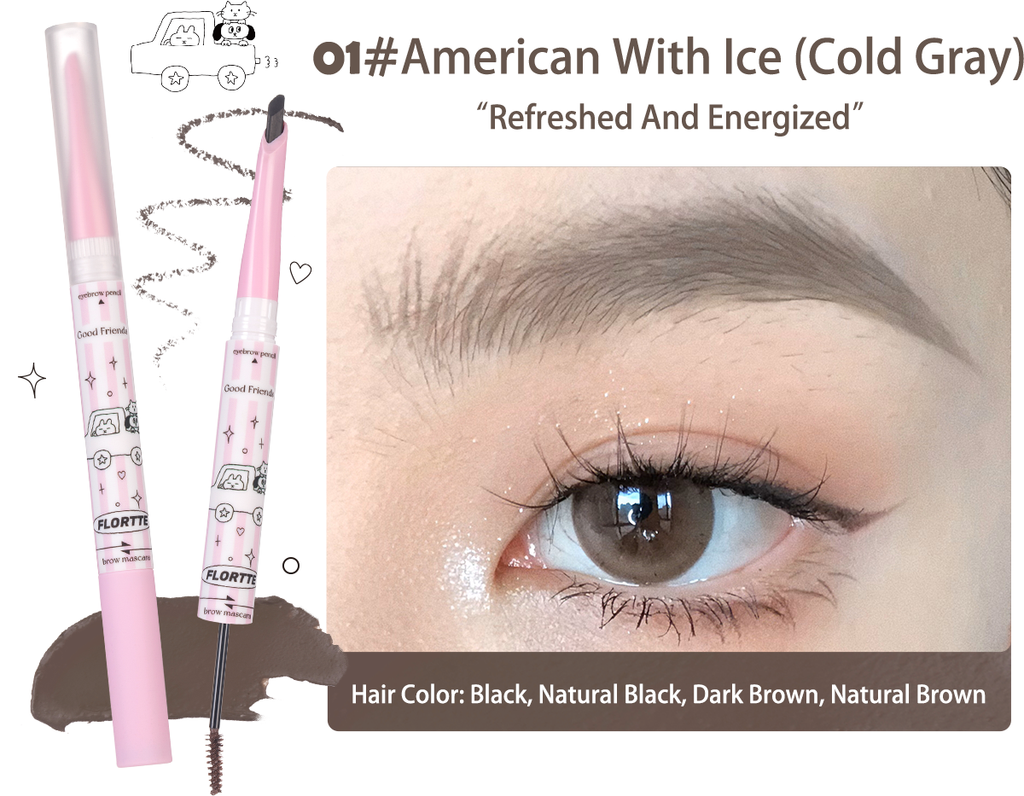 Good Friends Club Eyebrow Pencil ＆ Brow Mascara